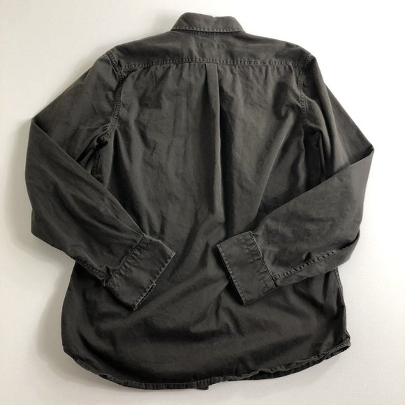 Express Design Studio Mens Size Medium Brown Button Up Modern Fit‎ Two Pocket - Picture 2 of 6